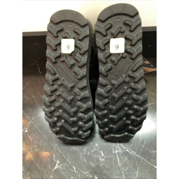 BEARPAW Women's Gray Wool Blend Faux Fur Cuff Winter Ankle Boots Size 9 - Picture 9 of 14